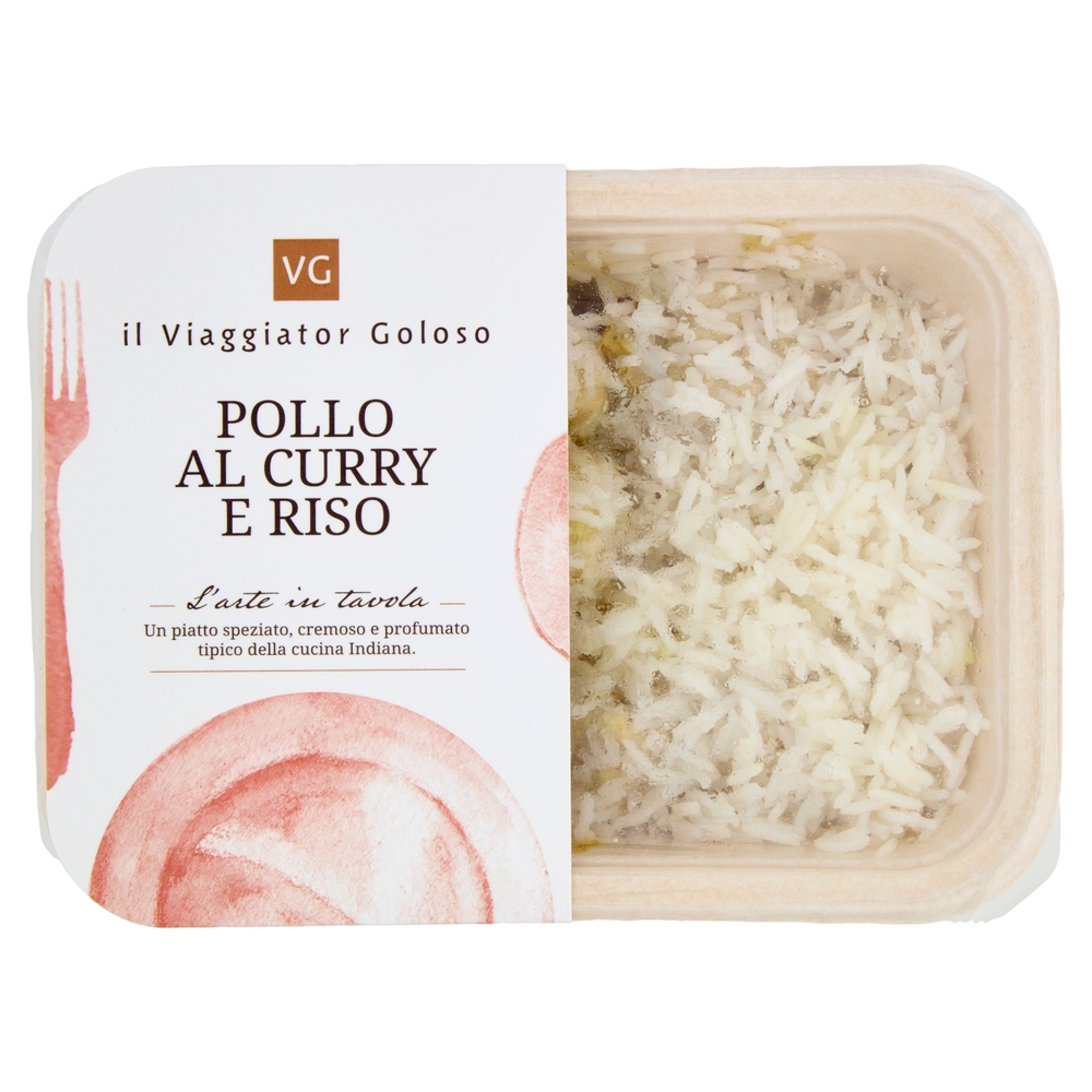 Pollo al Curry e Riso il Viaggiator Goloso